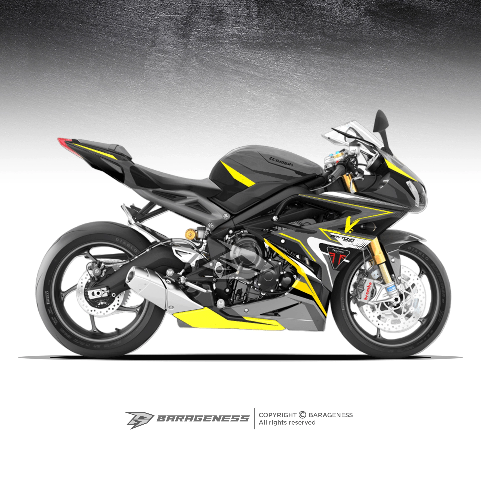 TRIUMPH DAYTONA – FAST STRIPES